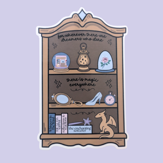 Book Shelf | Waterproof Sticker [Exclusive Art]