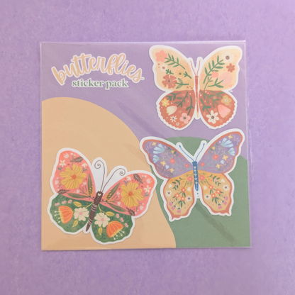 Butterflies | Waterproof Sticker Pack