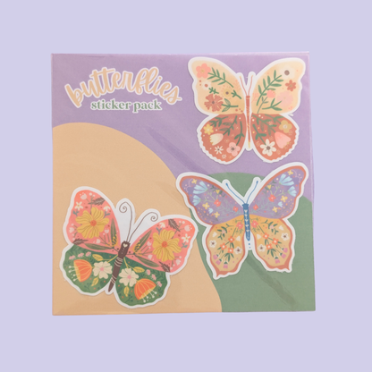 Butterflies | Waterproof Sticker Pack