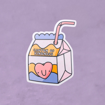 Carton of Kindness | Waterproof Sticker