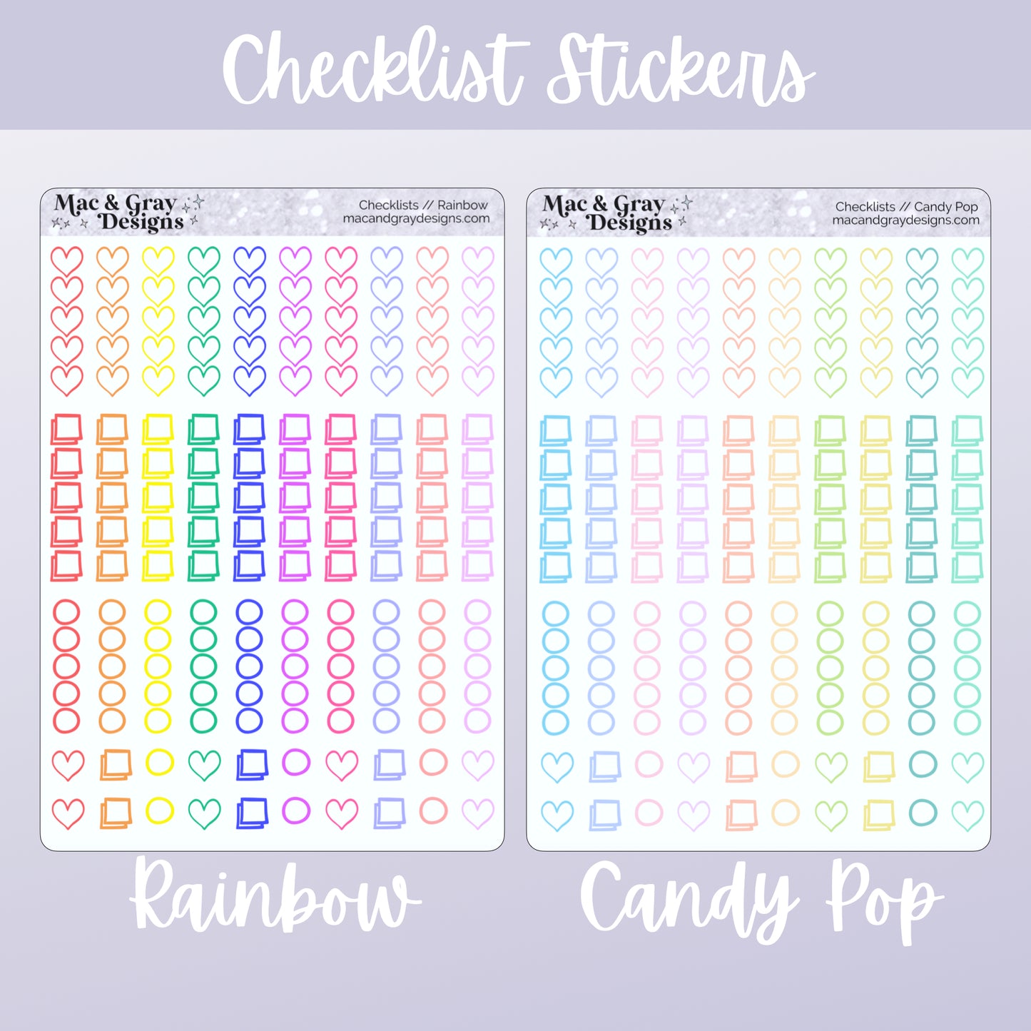 Checklists // Planner Sticker Essentials