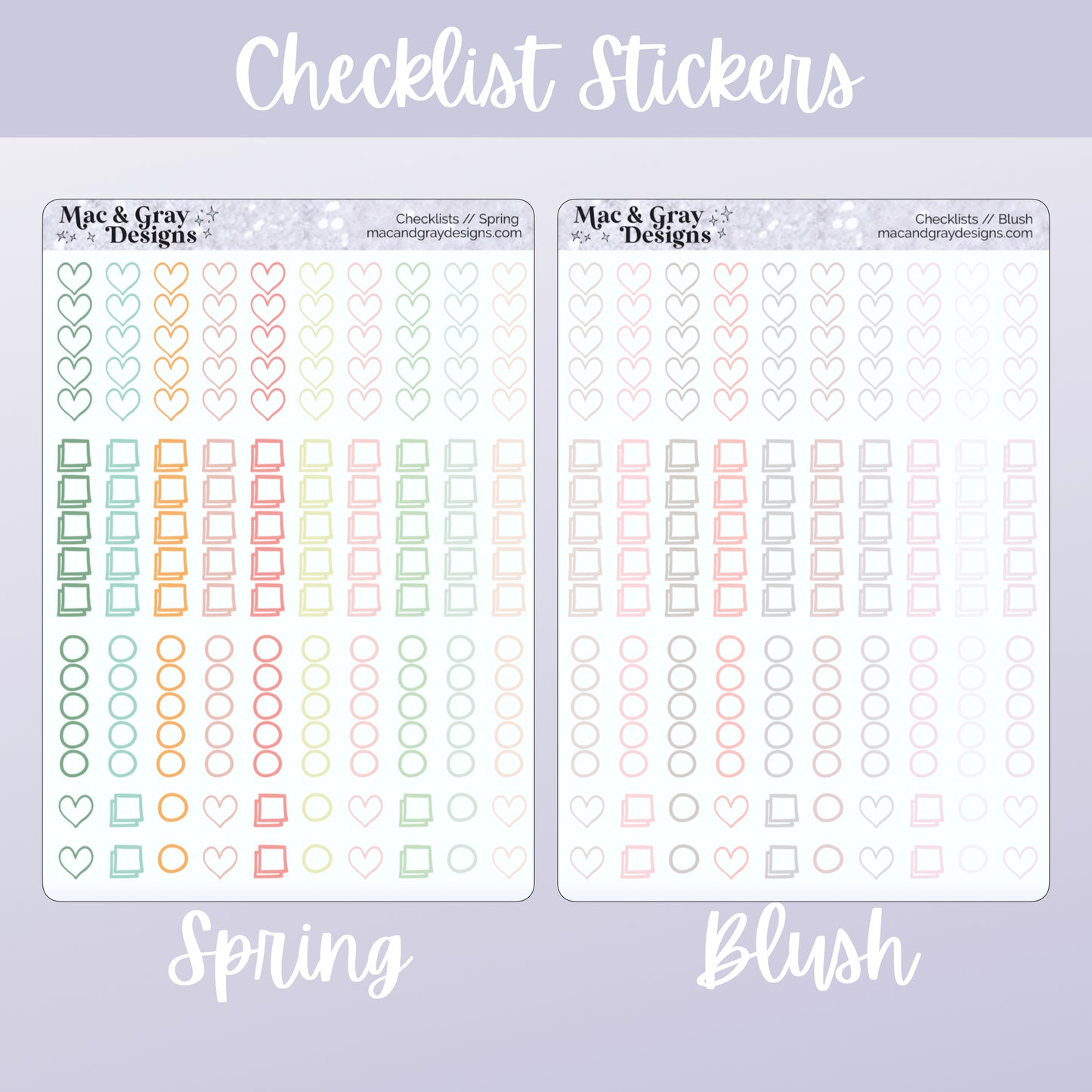 Checklists // Planner Sticker Essentials