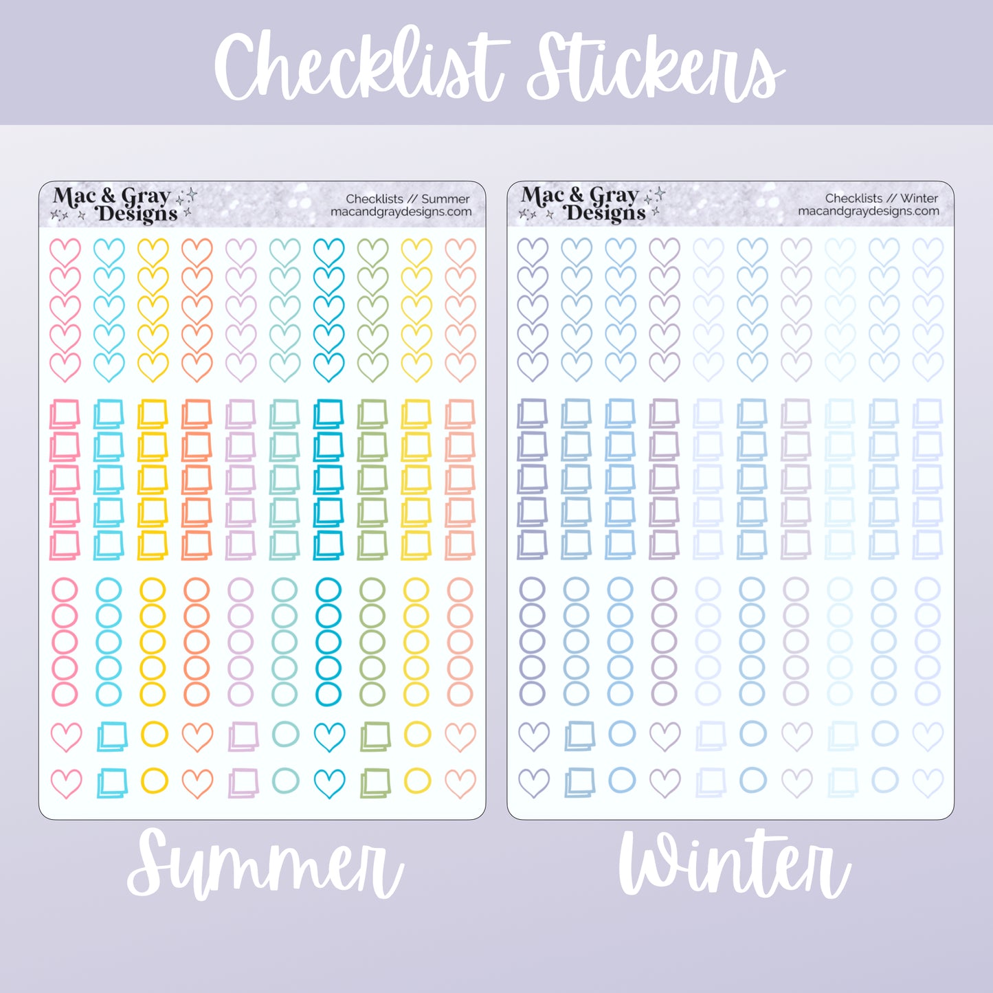 Checklists // Planner Sticker Essentials