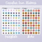 Circular Icon Stickers // Planner Sticker Essentials