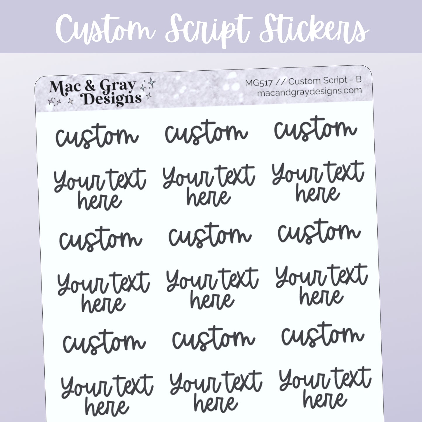 Custom Sticker Quotes