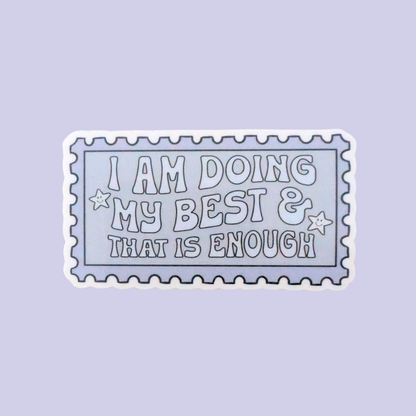 Doing My Best | Waterproof Sticker