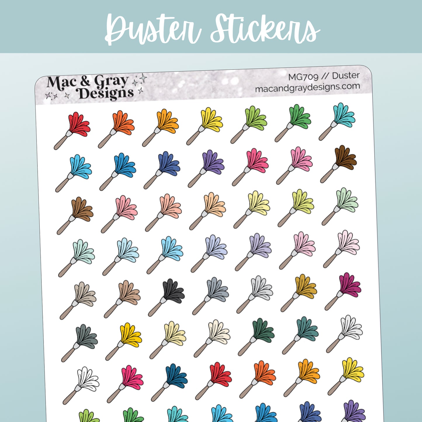 Feather Duster | Functional Stickers
