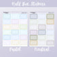 Half Box Stickers // Planner Sticker Essentials