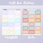 Half Box Stickers // Planner Sticker Essentials