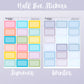 Half Box Stickers // Planner Sticker Essentials