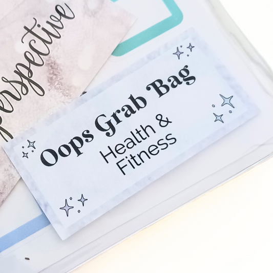Health & Fitness Oops Stickers // Glitch Sticker Sheets