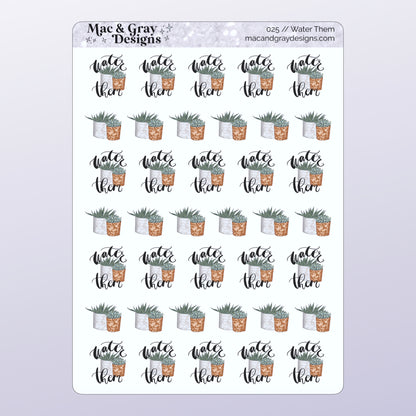 Housework Stickers // Functional Planner Stickers