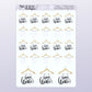 Housework Stickers // Functional Planner Stickers