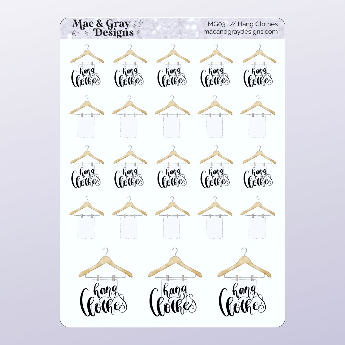 Housework Stickers // Functional Planner Stickers