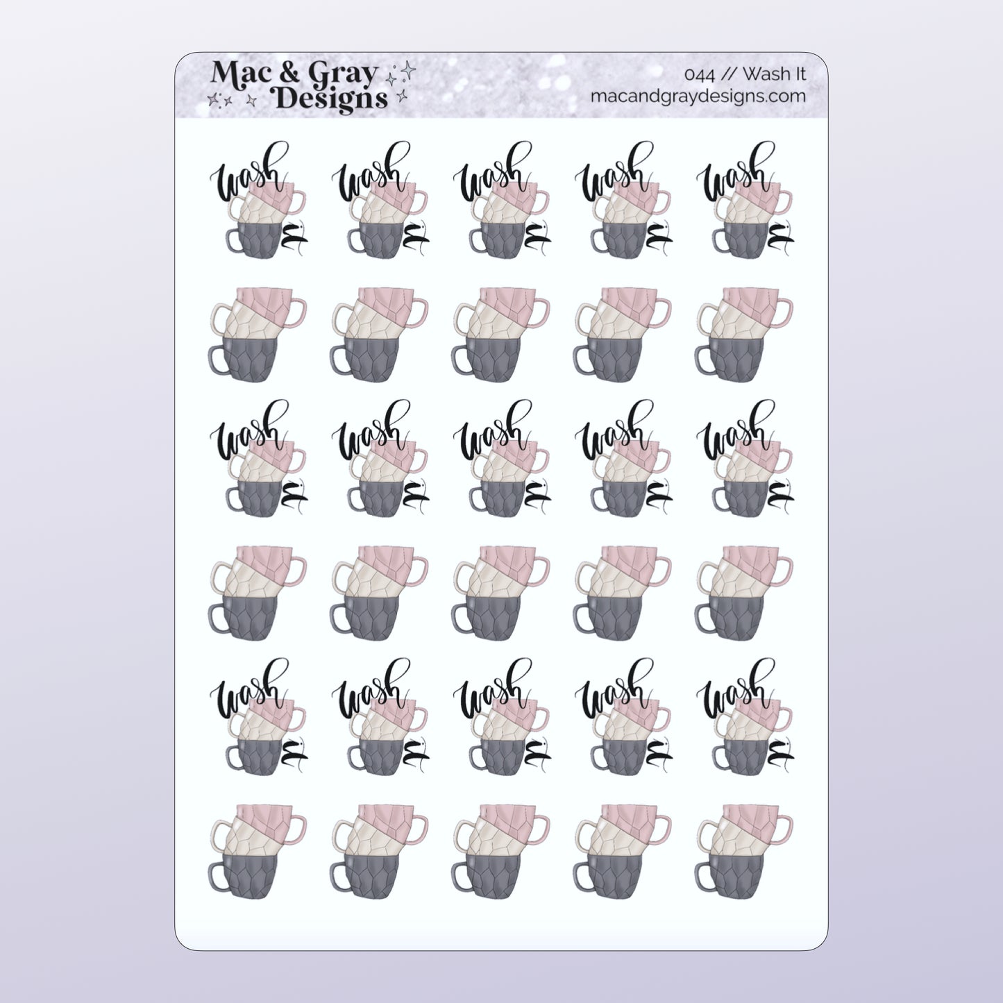 Housework Stickers // Functional Planner Stickers