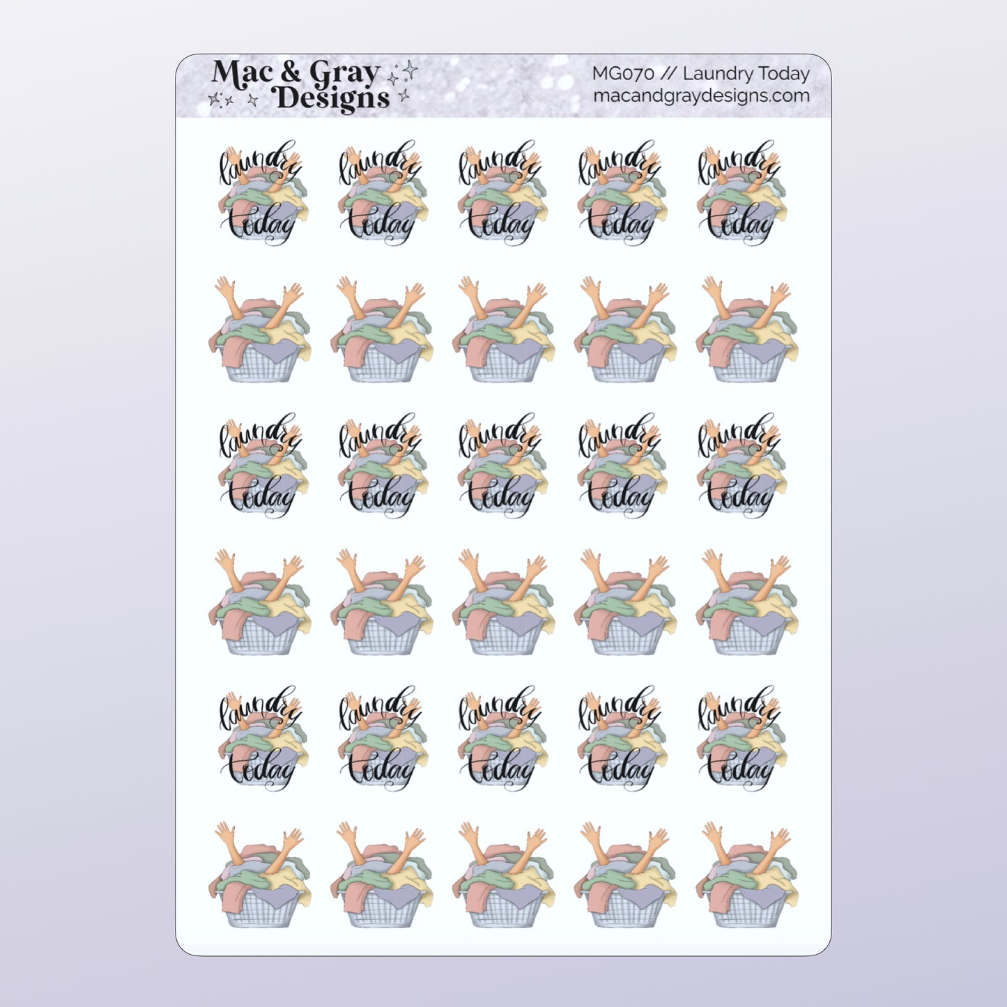 Housework Stickers // Functional Planner Stickers