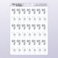 Housework Stickers // Functional Planner Stickers