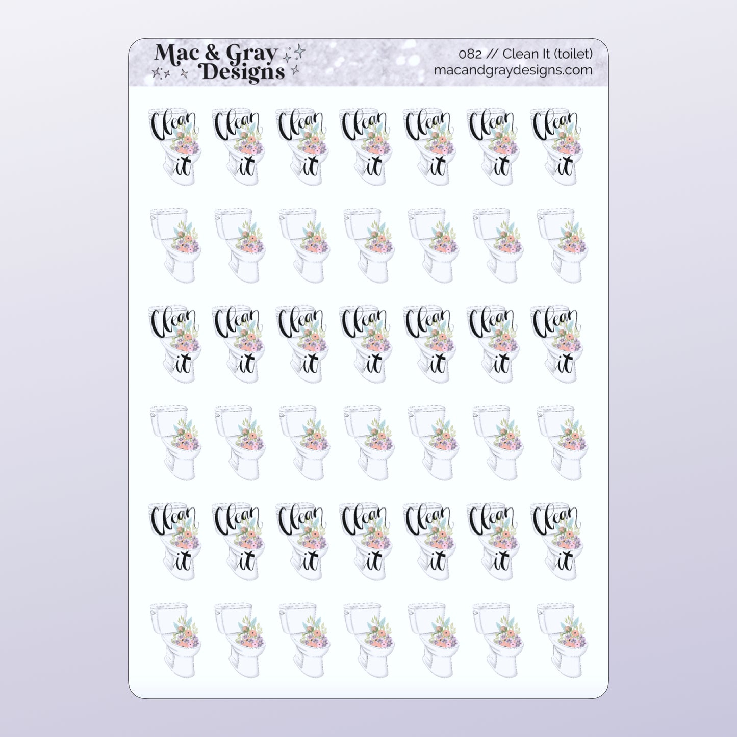 Housework Stickers // Functional Planner Stickers