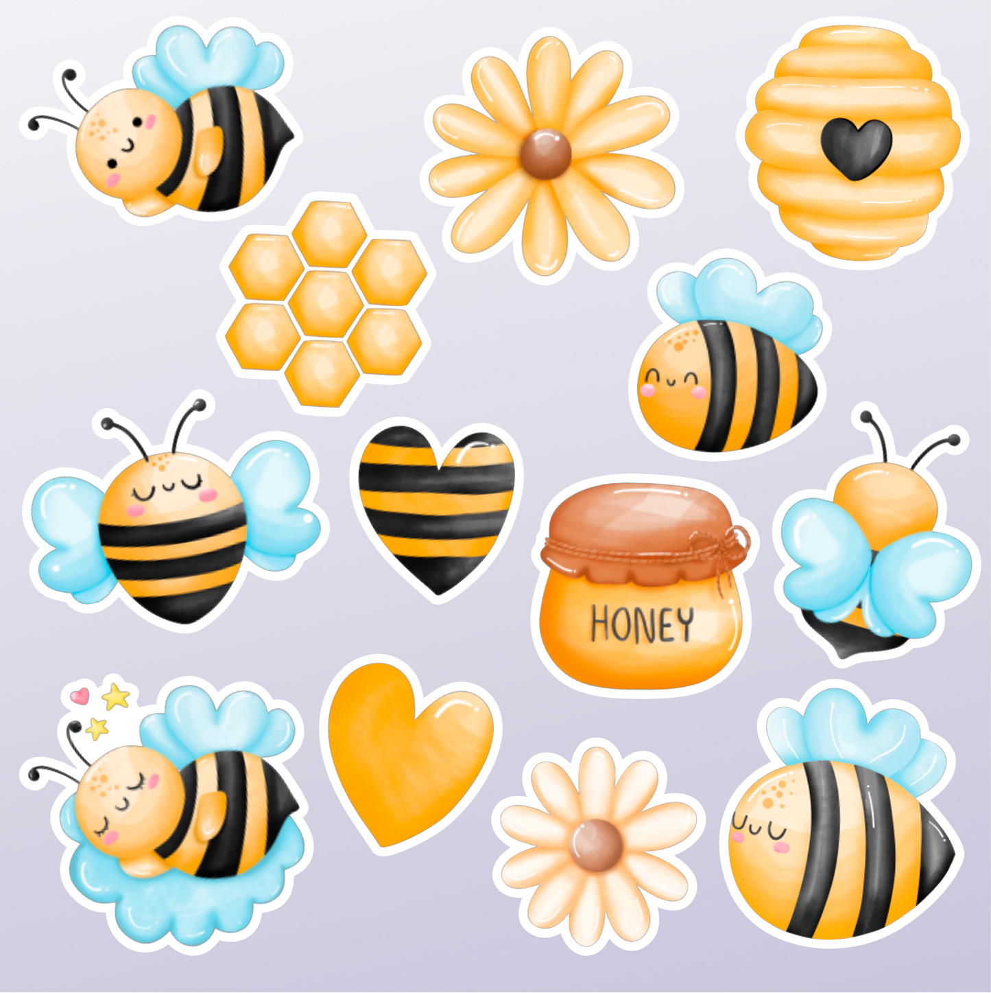 Bumblebees // Journalling Sticker Pack