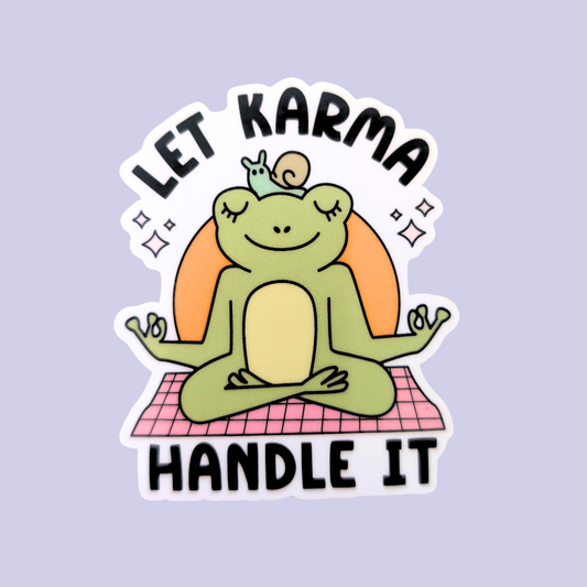 Let Karma Handle It | Waterproof Sticker