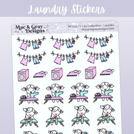 Laundry // Lily Character Stickers