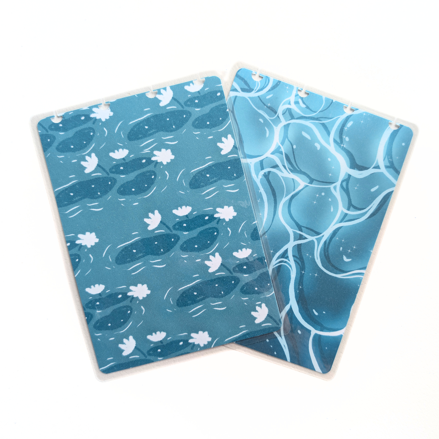 Waves & Lilypads | Discbound Sticker Storage Covers