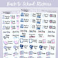 Back to School // Functional Planner Stickers