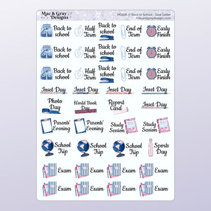 Back to School // Functional Planner Stickers