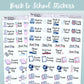 Back to School // Functional Planner Stickers