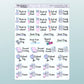 Back to School // Functional Planner Stickers