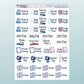 Back to School // Functional Planner Stickers