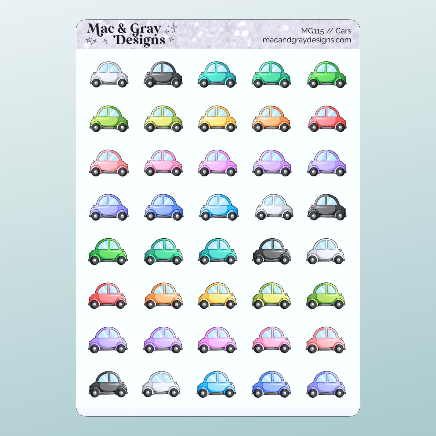 Cars Stickers // Functional Stickers