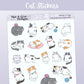 Cat Stickers // Deco & Journalling Stickers