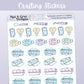 Crafting Planner Stickers // Functional Stickers