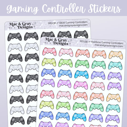 Gaming Controller Stickers // Functional Stickers