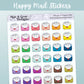 Happy Mail // Kawaii Functional Stickers