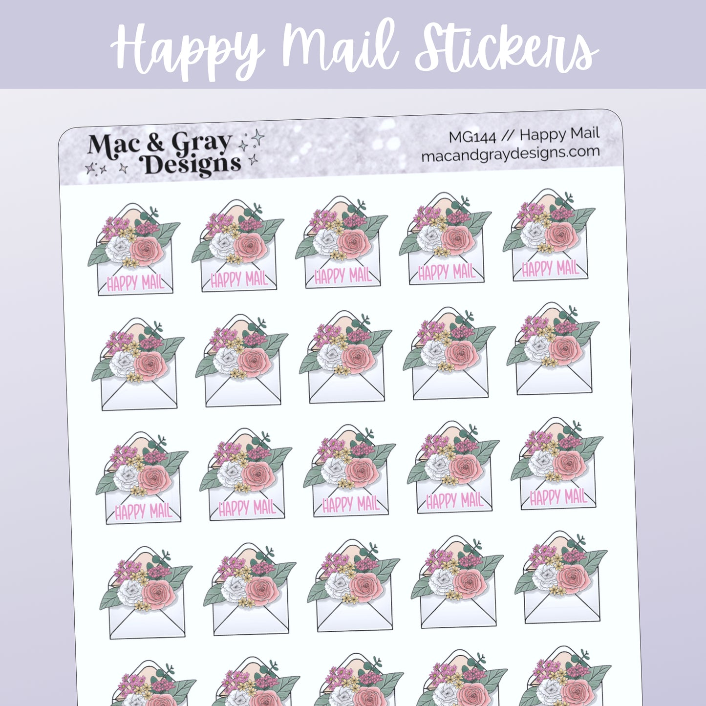 Happy Mail // Functional Planner Stickers