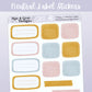 Neutral Label Stickers // Deco & Bullet Journal Stickers