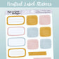 Neutral Label Stickers // Deco & Bullet Journal Stickers