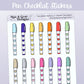 Pen Marker Checklists // Functional Planner Stickers