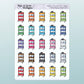 Planner Cart Stickers // Functional Stickers