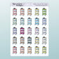 Planner Cart Stickers // Functional Stickers