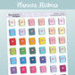 Planner Stickers // Functional & Decorative Stickers