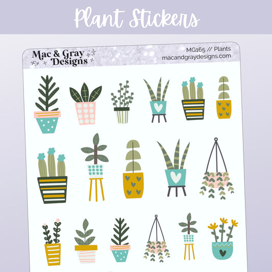 Plant Stickers // Deco Stickers