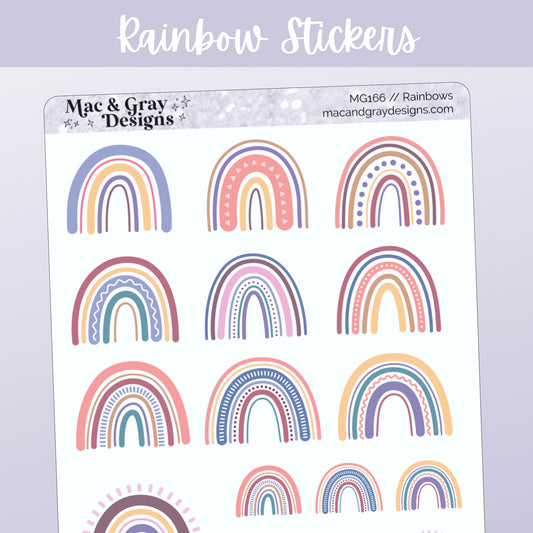 Rainbows // Deco Stickers