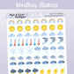 Weather // Functional Deco Stickers