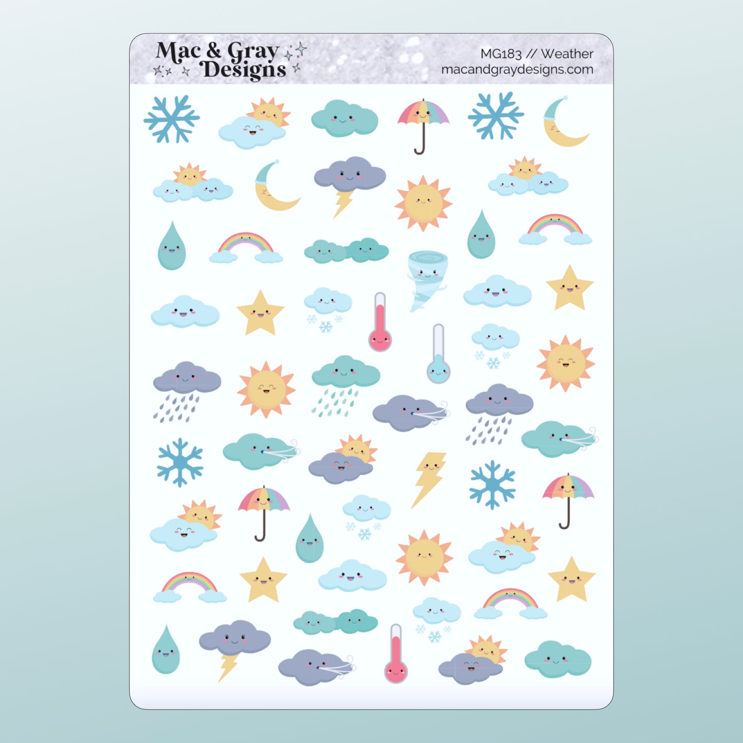 Weather // Deco & Journalling Stickers