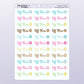 Off Plan Stickers // Slimming World & Weight Watchers Inspired Weight Loss Stickers