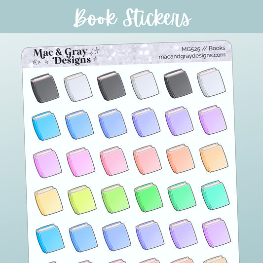 Books // Rainbow Functional Stickers