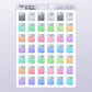 Calculators // Rainbow Functional Stickers